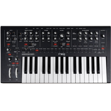 Moog Messenger | Monophonic Analog Synth with Ladder Filter, 32-Key Aftertouch & 64-Step Sequencer