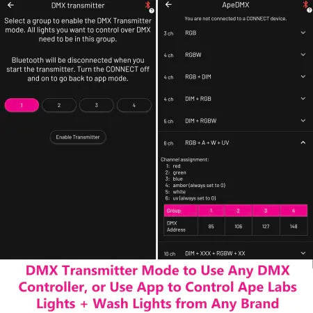Ape Labs Connect 2.0 IP Grey | App + Wireless DMX, iOS & Android (ID: 8152)