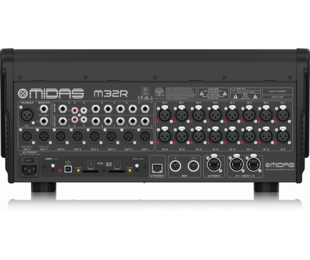 Midas MDS-M32R LIVE| 16 PRO Mic Pres - 96ch AES50 | Rackmount Digital Console