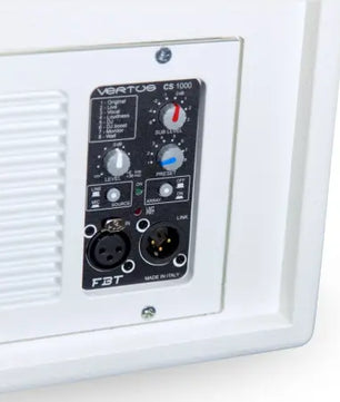 FBT VERTUS CS-1000 White | Compact 1000W Column Array | 129dB SPL with Built-In DSP & Storage