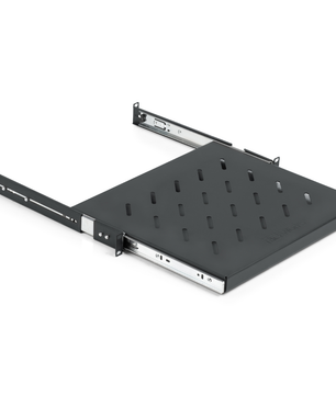 Gator GRW-SHELF1SLD | 1U Sliding Rack Shelf | 13.8in Vented Steel Design