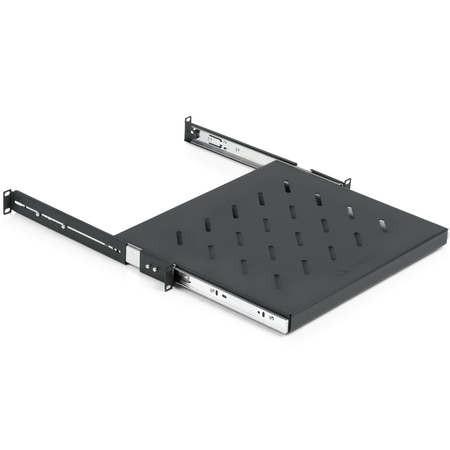 Gator GRW-SHELF1SLD | 1U Sliding Rack Shelf | 13.8in Vented Steel Design