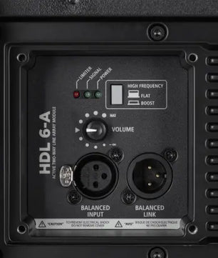 RCF HDL6 A | Dual 6in Woofers – 131 dB | Compact Active PA Speaker