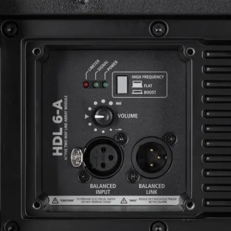 RCF HDL6 A | Dual 6in Woofers – 131 dB | Compact Active PA Speaker