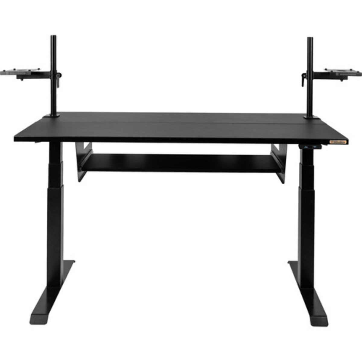 Wavebone Starship Black | Height Adjustable Studio Desk | Standing Workstation with Keyboard Tray
