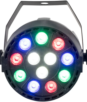 American DJ MINI PAR RGBW LED | 12x 1W RGBW LEDs | Compact 25-Degree LED Par