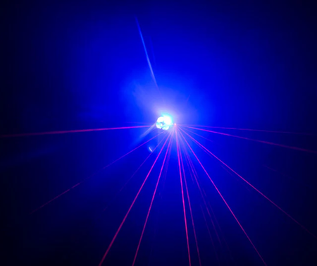 Eliminator CenterDroid | RGBW LED + Laser Centerpiece | Rotating Lens & Tilting Arms
