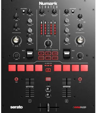 Numark Scratch | 2-Channel Mixer with Innofader | Serato DJ Pro & DVS Ready