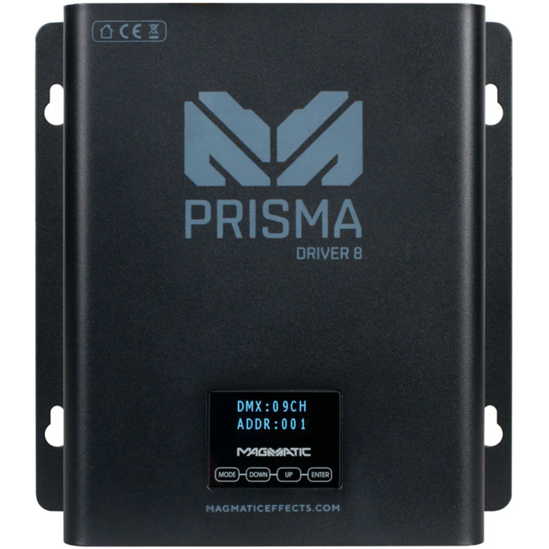 Magmatic Prisma Driver 8 | 48V Power & DMX Controller | For Up to 8 Prisma Mini Fixtures