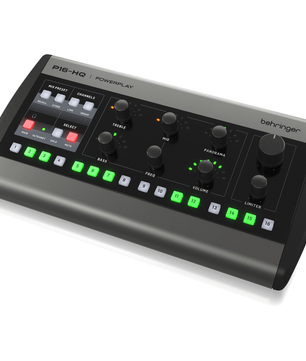 Behringer P16 HQ | 16 Channel Personal Monitor Mixer | ULTRANET Powered with High-Quality Headphone Amp