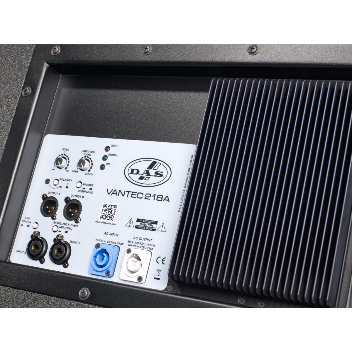 DAS Vantec 218A | Dual 18in - 140dB | Powered Bass Subwoofer