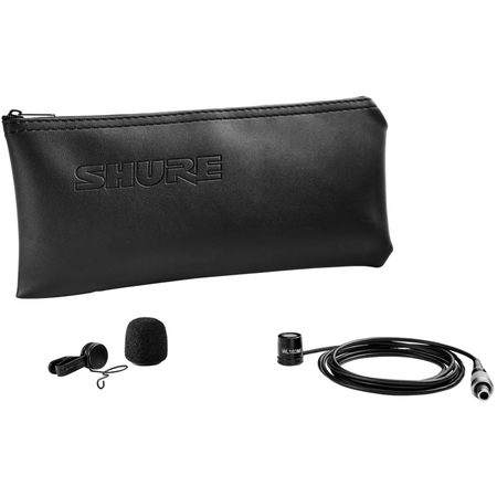Shure WL183M | Omnidirectional Lavalier Mic | TA4F Connector - Black