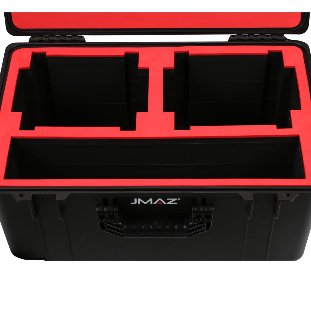 JMAZ Firestorm F4 Package | Dual Cold Spark Machines + Case | Includes RF Remotes & Spark Powder