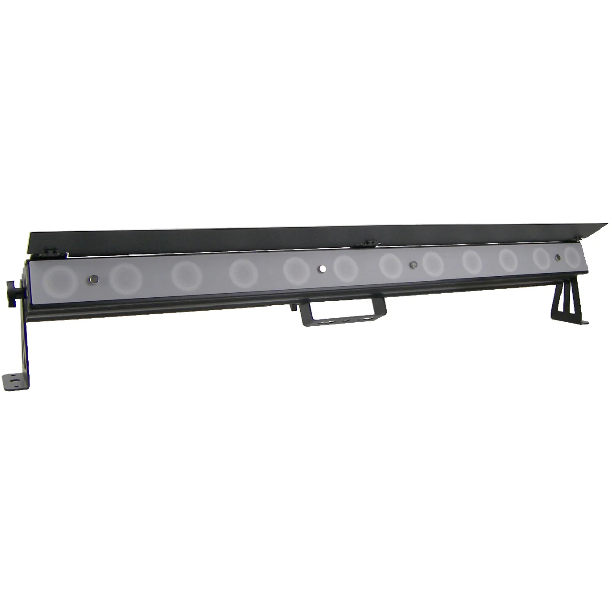 Event Lighting PIXBAR12H | 12x12W RGBWAU LED Pixel Bar | True1 Power with Barndoor