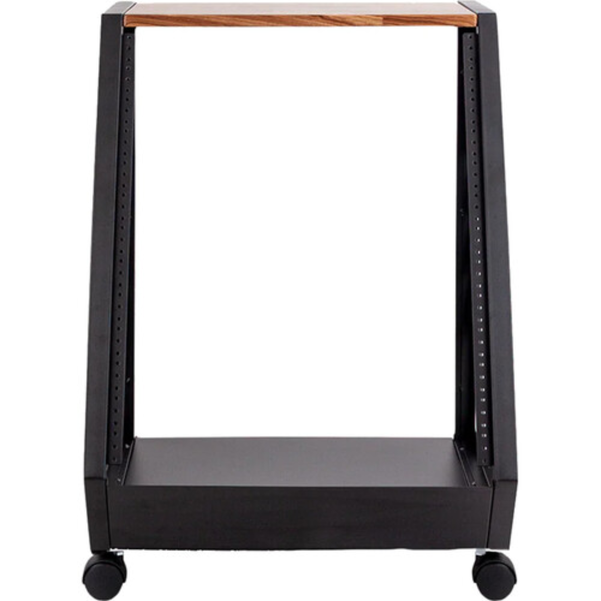 Wavebone Fin 13U Rackmount Case Wood | 13U Angled Rack | Studio Equipment Case