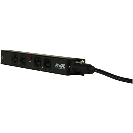 ProX X PWEDX4MAYA | 4 Outlet Edison Power Strip | TRUE1 IN/OUT 20A Power Center
