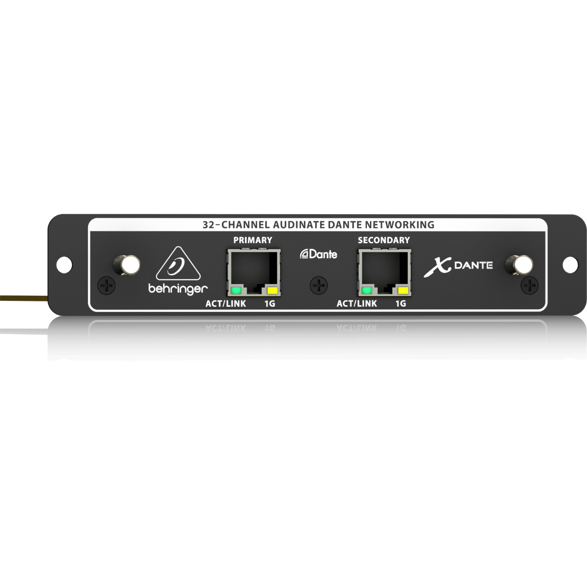 Behringer X-DANTE | 32x32 Dante Interface | Dual Ethernet Redundant Networking