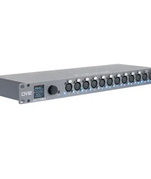 Obsidian EN12 | 12-Port Ethernet Node | RDM/Art-Net/sACN Compatible with PoE