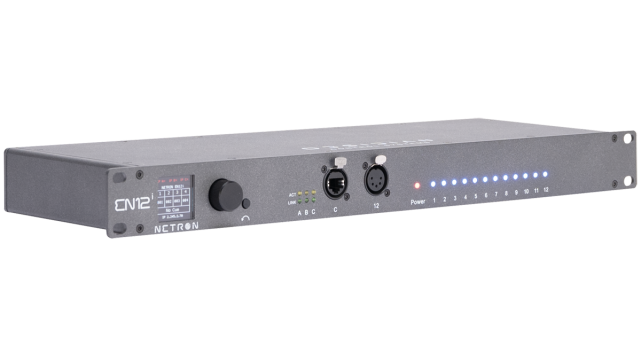 Obsidian EN12i | 12-Port Art Net & sACN DMX Gateway with RDM and Flexible Connectivity