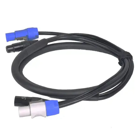 Odyssey 6f | 6ft Powercon & DMX Combo Jumper Cable | Power + DMX Signal Link