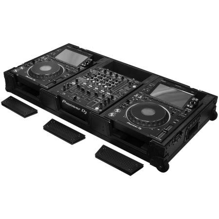 Odyssey 810158 | Industrial Board Case for 12″ DJ Mixer & 2 CDJ-3000 | Heavy-Duty Custom Fit