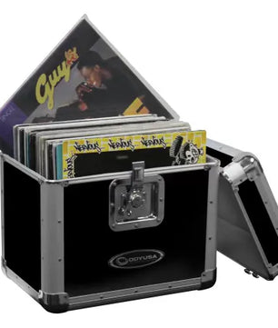 Odyssey KLP2BLK |KROM Series Stacktable LP CASE holds 70 records in Black