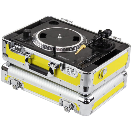 Odyssey KRP7YEL | KROM Series Case for Reloop RP7 | Yellow Aluminum Carrying Case
