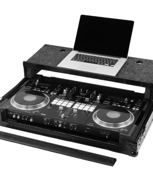 Odyssey RCGS-DDJREV7WBL | Black Wheeled Case with Glide Platform | Fits DDJREV7 Controller