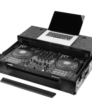Odyssey RCGS-FLX10WBL | Black Wheeled Case with Glide Platform | Fits DDJFLX10 Controller