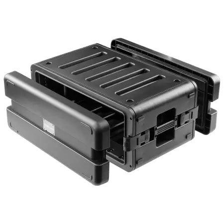 Odyssey VR4SMIC4ZP | Watertight 4U Rack Case with 4 Microphone Compartments
