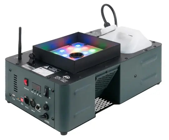 ADJ Fog Fury Jett Pro | 40ft Vertical Fog with 28x LEDs | Wireless DMX + CO₂-Style Effects