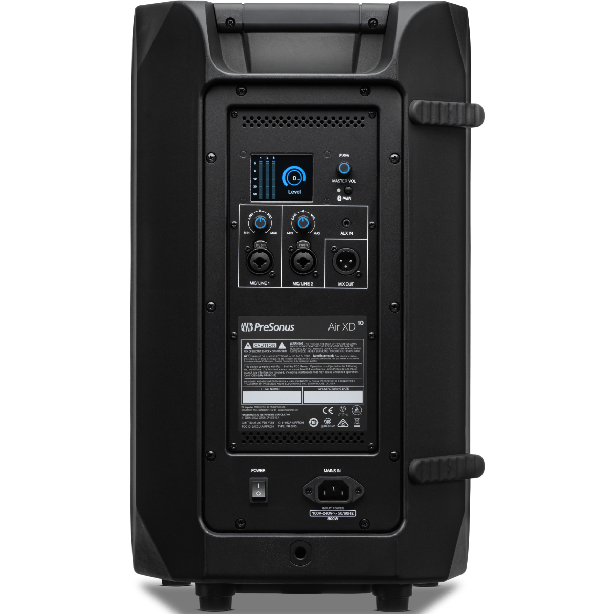 PreSonus AIR XD 10 | 10in - 130dB | 1500W Powered Loudspeaker with Bluetooth