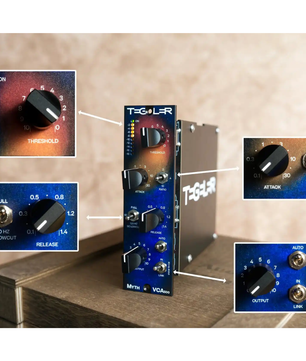 Tegeler MythVCA 500 | 500 Series VCA Compressor with Stepped Controls | Bus Glue and Track Compression