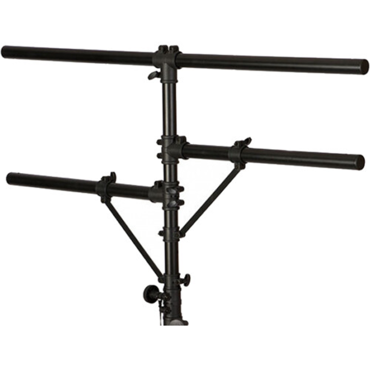 On-Stage LS7920BLT | 10ft Flat-Base Lighting Stand | 110lb Capacity for 8 PAR Lights