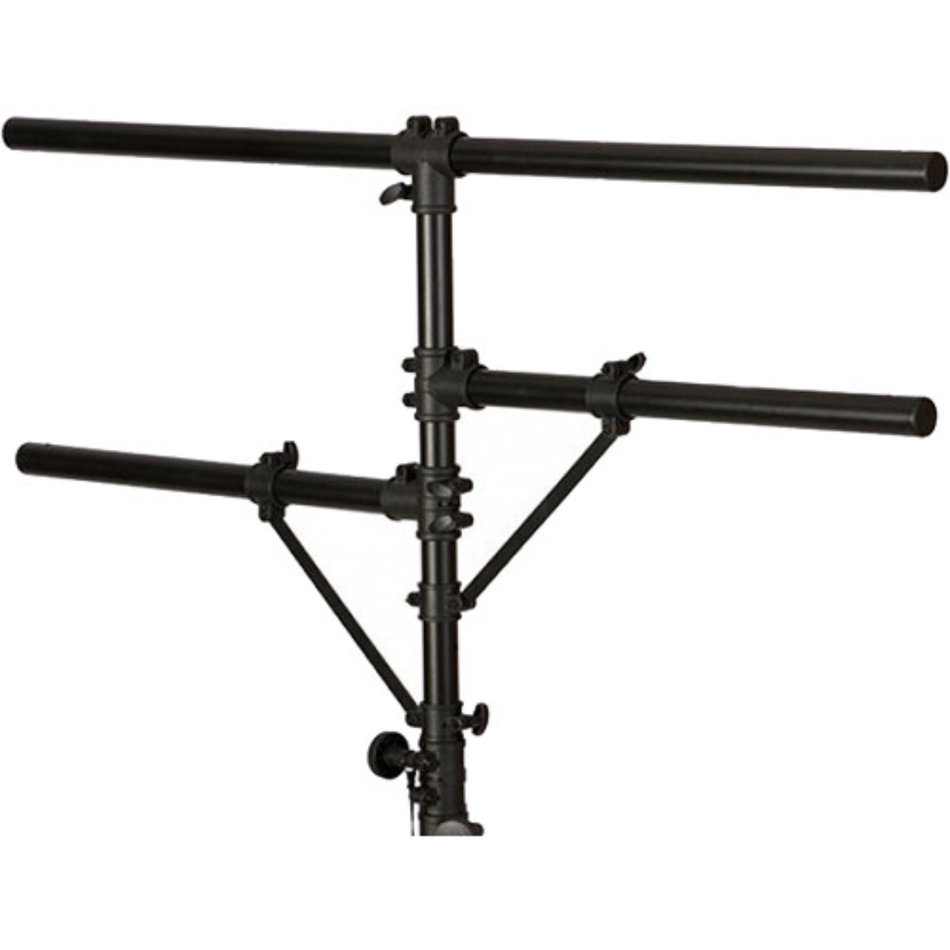 On-Stage LS7920BLT | 10ft Flat-Base Lighting Stand | 110lb Capacity for 8 PAR Lights