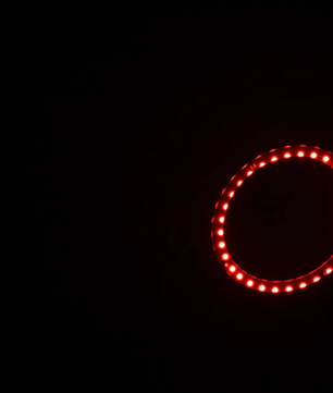 Eliminator LP 8R | 7x8W RGBW Flat Par + LED Ring | DMX & Remote with 38-Channel Mode