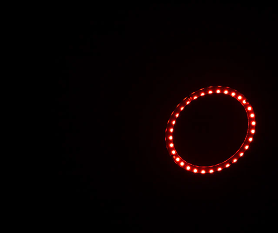Eliminator LP 8R | 7x8W RGBW Flat Par + LED Ring | DMX & Remote with 38-Channel Mode