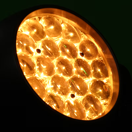 Rasha K2 | 19x25W RGBW - 10000 Lumens | Zoom Wash with Pixel Rings