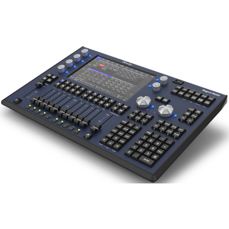 ChamSys MagicQ MQ50 | 10.1in Touchscreen Console with 8 Universes | 4 DMX Outputs & Wi-Fi