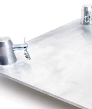 Global Truss SQ-4137 | 1ft x 1ft Base Plate for F34 Truss | 5mm Aluminum Construction