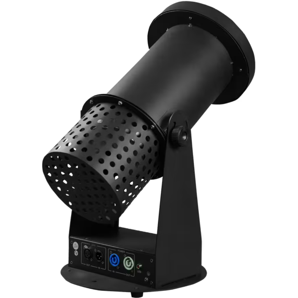 Rasha Confetti Cannon | 16ft Electric Burst with RGB LEDs | 360° Nozzle & DMX Control