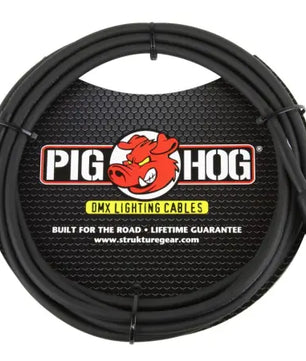 Pig Hog PHDMX10 | 10ft DMX Cable, 3-Pin Premium Wire
