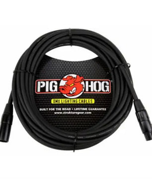 Pig Hog PHDMX50 | 50ft DMX Cable, 3-Pin Premium Wire