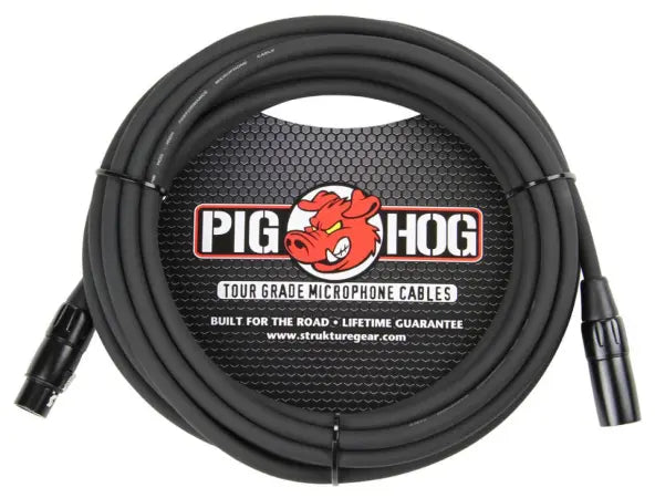 Pig Hog PHM25 | 25ft XLR to XLR Cable, 8mm Premium Wire