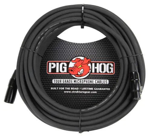 Pig Hog PHM50 | 50ft XLR to XLR Cable, 8mm Premium Wire