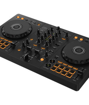 Pioneer DJ DDJ-FLX4 | 2-Deck DJ Controller | USB-C, Smart Fader & Rekordbox/Serato Support