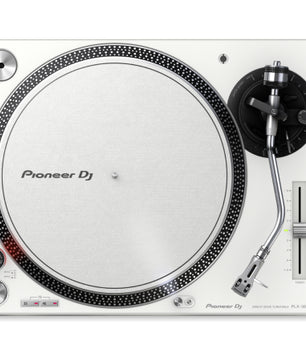 Pioneer DJ PLX-500-W | Direct Drive Turntable - USB Out | Warm Analog Sound with Digital Recording