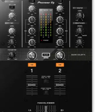 Pioneer DJ DJM-250MK2 | 2-Channel Mixer - Dual Filters | rekordbox & DVS Ready with Magvel Fader