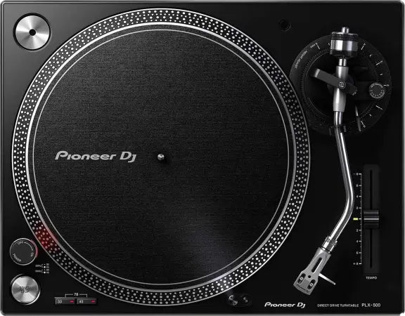 Pioneer DJ PLX-500-K | Direct Drive - USB Output | Analog Sound with Digital Flexibility