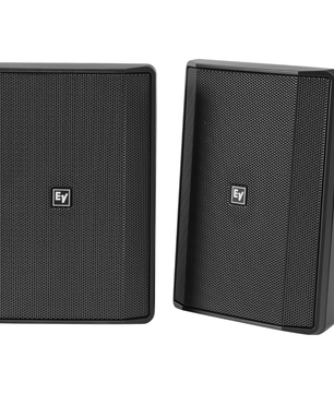 Electro-Voice EVID-S5.2XB | 5.25in IP65 Surface Speaker Pair | Black 70V/100V Install Speakers